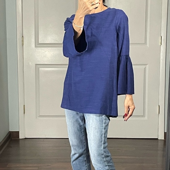 The nines by HATCH Bell Sleeves Top size S NWT - Picture 1 of 10